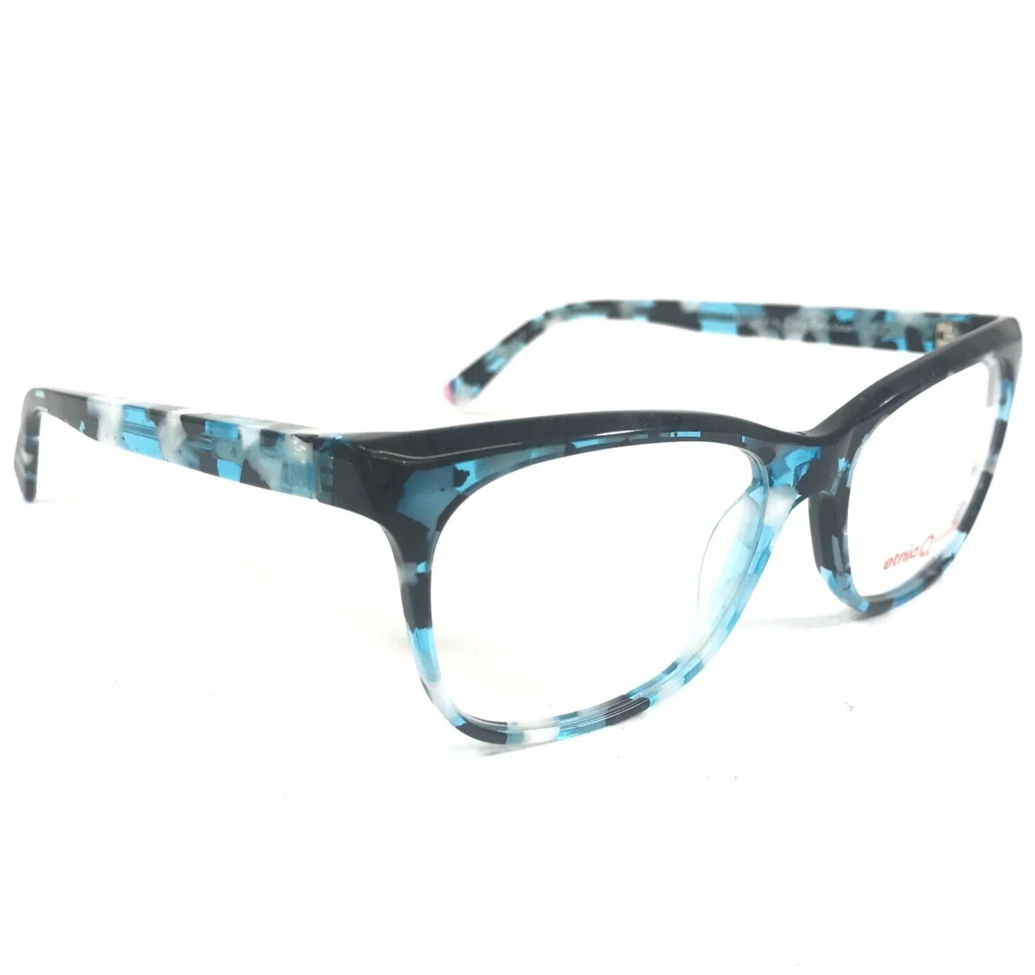 Etnia Eyeglasses Frames CASSIS BLBK Black Blue Tortoise Square 54-17-140 3