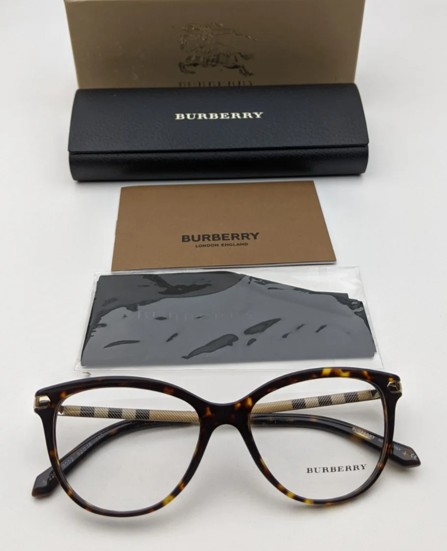 🕶️Made in Italy! Burberry B2280 3002 Eyeglasses 52/16 140 | EUBOX4🕶️