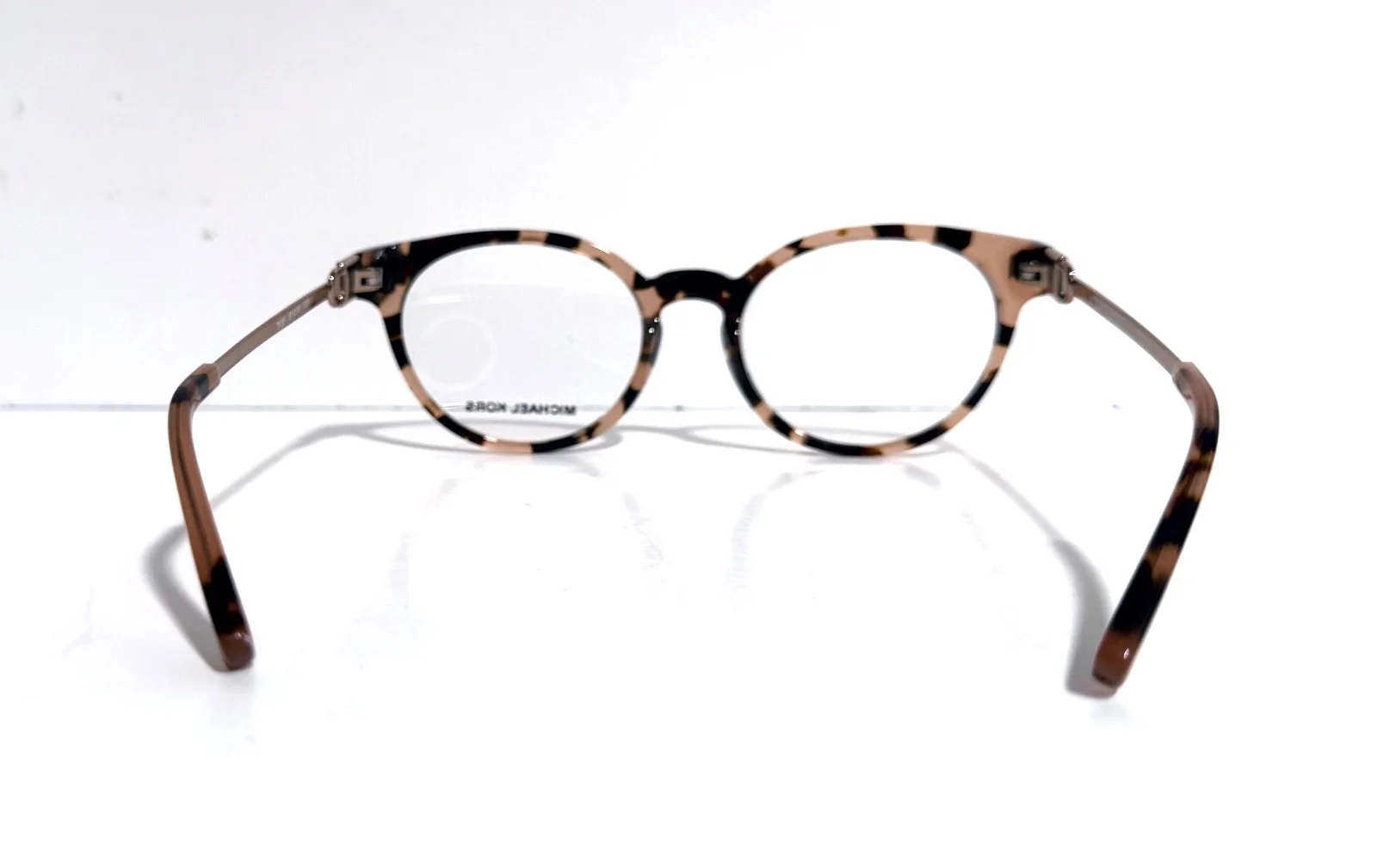 MICHAEL KORS MK 4048 3155 KEA PEACH TORTOISE RX EYEGLASSES 51-19-135 MM W/CASE 2