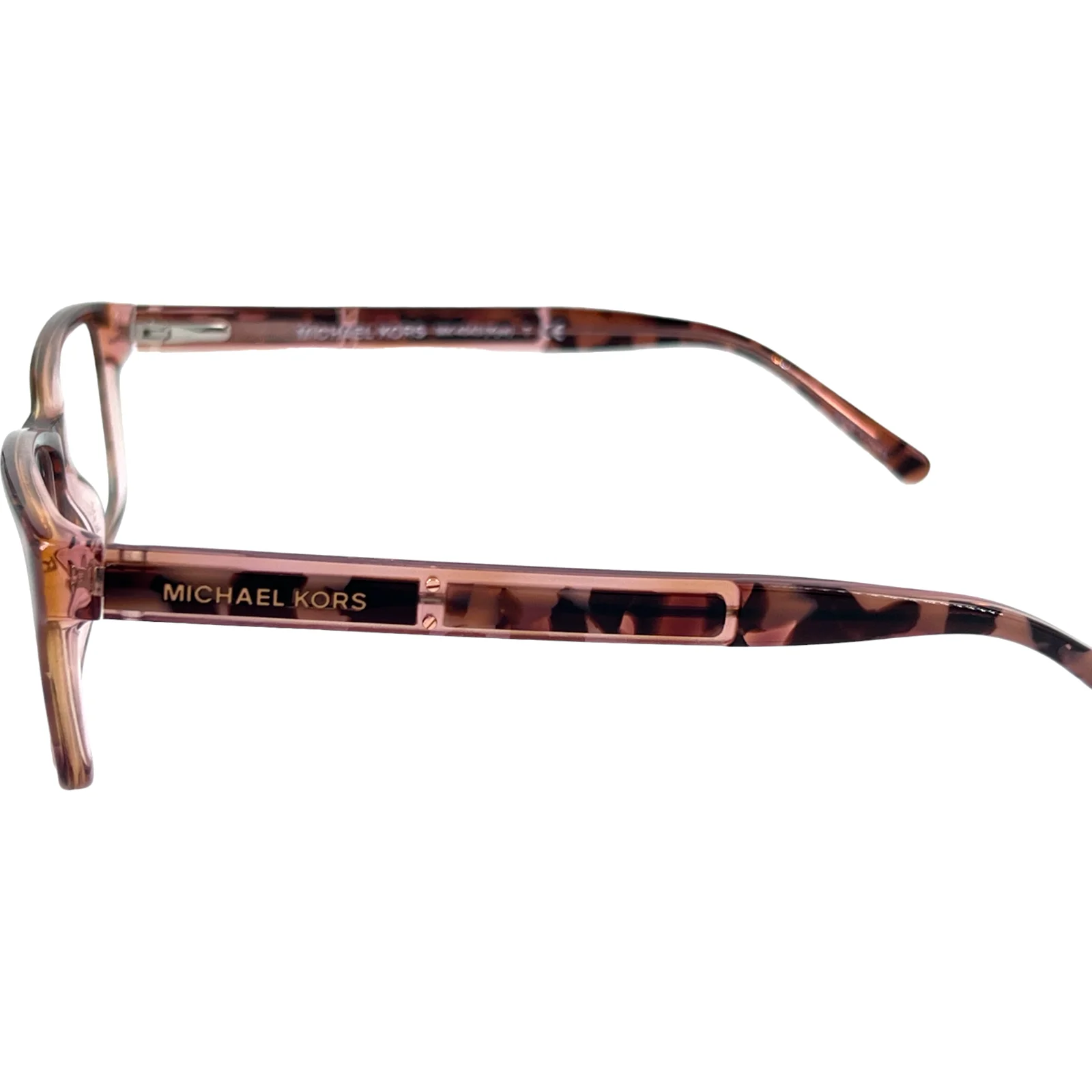 MICHAEL KORS MK4043 3251 Pink Tortoise Graphic Demo Lens 53 mm Womens Eyeglasses 3