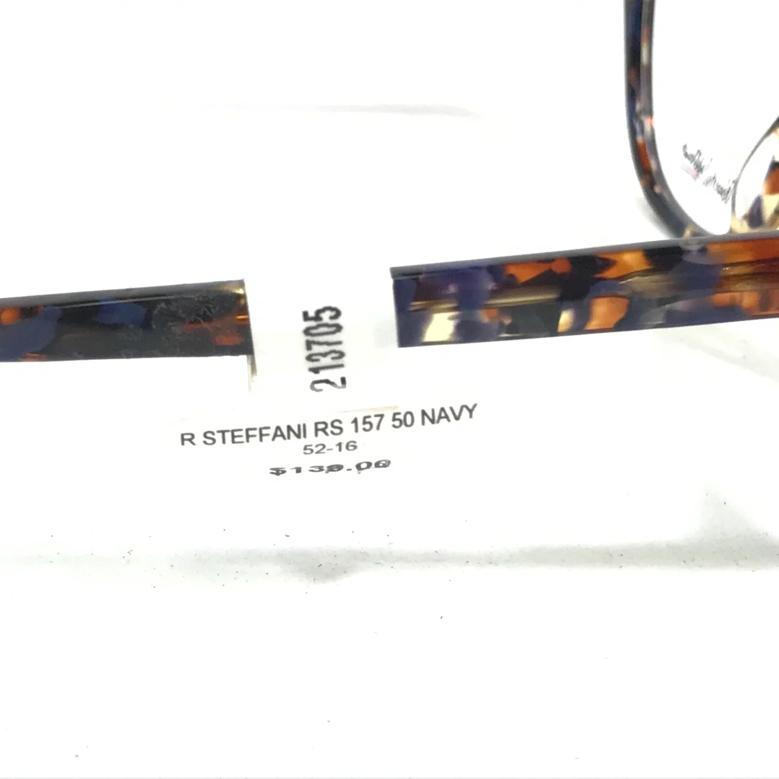 Roberto Steffani RS 157 COL 50 Eyeglasses Frames Blue Tortoise Round 52-16-135 4