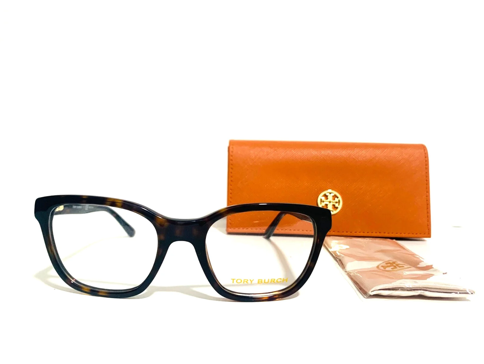 TORY BURCH TY 2073 1378 CAT EYE TORTOISE AUTHENTIC EYEGLASSES RX 50-19-135 MM